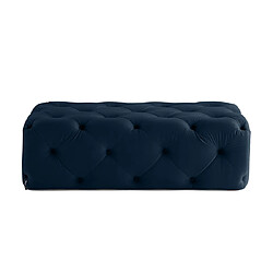 Lisa Design Gallata - pouf Chesterfield - en velours pas cher