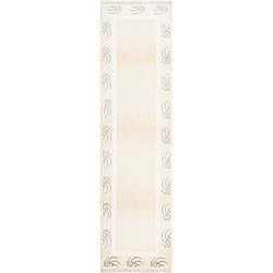 Vidal Tapis de couloir en laine 297x81 beige Darya