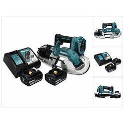 Makita DPB 183 RT Scie à ruban sans fil 18 V 66 mm brushless + 2x Batteries 5,0 Ah + Chargeur