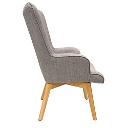 Avis The Home Deco Factory Fauteuil de salon scandi Helsinki - Gris