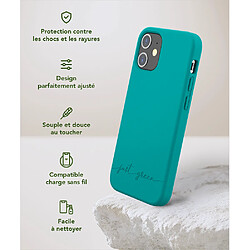 Avis BIGBEN Coque iPhone 12 mini Natura Blue Lagoon - Eco-conçue Just Green