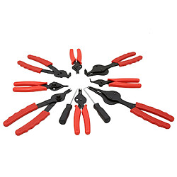 Avis Helloshop26 Lot pince pour circlips extérieur intérieur set 11 pièces becs coudés et droits 16_0002761