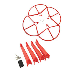 Avis Cadre De Protection Pour Hélice + Train D'atterrissage Pour Hubsan H501S H501A Rouge