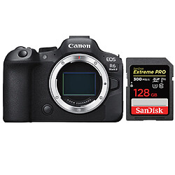 Appareil photo Canon R6 II+SanDisk 128 Go Extreme Pro SDXC UHS-II U3 300 Mo/s