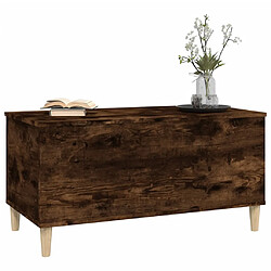 Acheter ComfortXL Table Basse Chêne Fumé 90x44,5x45 Cm Bois D'ingénierie