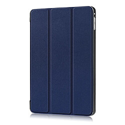 Acheter Etui en PU support triple bleu foncé pour votre Apple iPad mini (2019) 7.9 pouces/mini 4