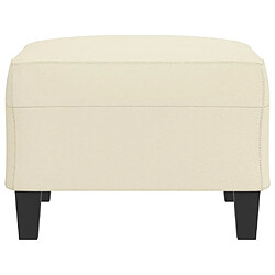 Acheter Maison Chic Repose-pied,Tabouret confortable Crème 70x55x41 cm Similicuir -MN18762