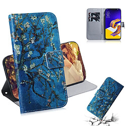 Wewoo Housse Coque Etui à rabat horizontal motif floral avec dessin coloré pour Asus Zenfone 5z ZS620KL / Zenfone 5 ZE620KLavec porte-cartes et