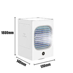 Avis Climatiseur Mini ventilateur de pulvérisation de réfrigération Refroidisseur d'air de refroidissement portable à la maison - blanc