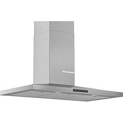 Hotte décorative murale 90cm 610m3/h inox - dwq96dm50 - BOSCH