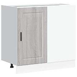 vidaXL Armoire de cuisine Porto sonoma gris bois d'ingénierie