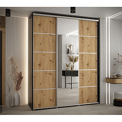 Abiks Meble Armoire DAVOS 5 À Portes Coulissantes 235,2/200/45 3 Portes