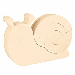 Artemio Puzzle en bois Escargot - 15 x 10,5 cm