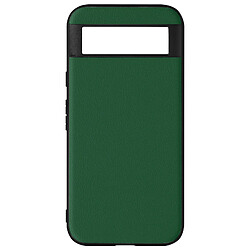 Avizar Coque pour Google Pixel 8A Bi-matière Aspect Cuir Cowhide Cover Vert