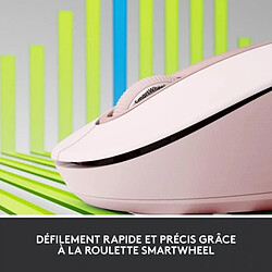 Souris Sans Fil Logitech Signature M650 L - Grande Taille Silencieuse, Bluetooth, Boutons Programmables - Rose