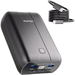 SANAG Batterie Externe 100W, [2024 M À Niveau] 20000Mah Chargeur Portable Charge Rapide Usb C In&Out Ordinateur Portable Power Bank Pour Macbook Dell Iphone 15/14/13/12 Galaxy Steam Deck Ipad