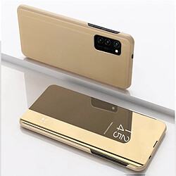 Wewoo Housse Coque Pour Galaxy S11 miroir plaqué gauche et droite Flip Cover avec support étui téléphone portable or