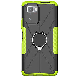 Coque en TPU anti-chute avec béquille pour votre Xiaomi Redmi Note 10 Pro 5G/Poco X3 GT - vert