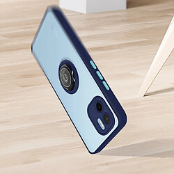 Acheter Avizar Coque pour Xiaomi Redmi A1 et A2 Bi-matière Bague Métallique Support Vidéo Bleu