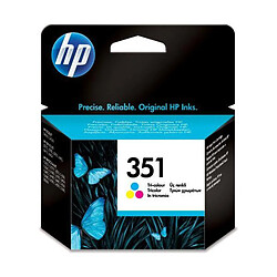 HP 351 cartouche d'encre trois couleurs authentique (CB337EE)