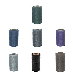 7 Pièces 260M 150D Fil De Cire Plat Bricolage Cousu Main Réparation Polyester Cordon