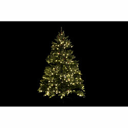 Sapin de Noël DKD Home Decor PVC Métal LED Enneigé (110 x 110 x 150 cm)