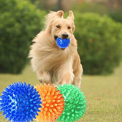 Wewoo Jouet pour Animaux les grands animaux, moyen, diamètre: 9cm, livraison aléatoire de couleur de d'animal familier boule de hérisson Oren Retriever Molar morsure résistant à la dent