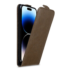 Cadorabo Coque iPhone 14 PRO MAX Etui en Marron