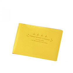 Porte-cartes de visite couleur Macaron, pochettes de cartes de sécurité sociale, jaune