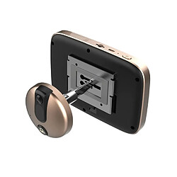 Wewoo Interphone vidéo Visiophone champagne 4.3 pouces écran 2.0MP caméra de sécurité intelligente sonnette, carte de TF de soutien 32GB Max et vision nocturne détection de mouvement Champagne or