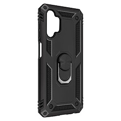 Avizar Coque Galaxy A13 4G Hybride Antichoc Bague de maintien Support Vidéo noir