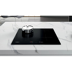 Table de cuisson induction 60cm 4 feux 7200w noir - wsq2160ne - WHIRLPOOL pas cher