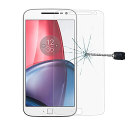 Wewoo Verre trempé pour Motorola Moto G4 Plus 0.3mm 9H Surface Dureté 2.5D Antidéflagrant Non-plein Écran En Film