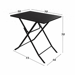 Acheter Table Piable Aktive 70 x 70 x 50 cm Acier