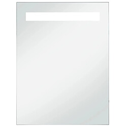 Maison Chic Miroir mural à LED, Miroir murale de salle de Bain 60x80 cm -MN43446