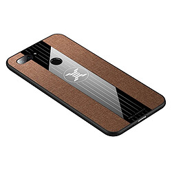 Avis Wewoo Coque Souple Pour Xiaomi Mi 8 Lite XINLI Stitching Tissu Étui de protection TPU Antichoc Marron