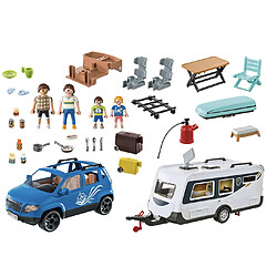 Playmobil® 71423 famille avec voiture et caravane - family Fun