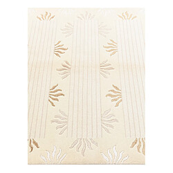 Vidal Tapis de laine 183x122 beige Darya pas cher