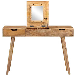 Avis Helloshop26 Coiffeuse design 112 x 45 x 76 cm bois de manguier solide 02_0006303