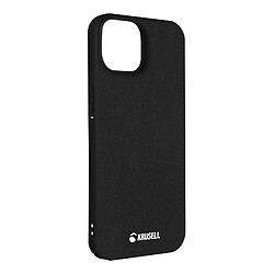 Coque iPhone 13 Pro Max Rigide Effet Sablé Attache Dragonne KRUSELL Noir