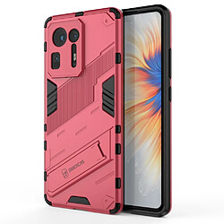 Coque en TPU anti-choc avec béquille rose pour votre Xiaomi Mix 4