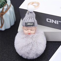 Universal Mignon peluche pendante sommeil hiver mignon casse-tête de poupée - dessin animé hair de cheveux ball14