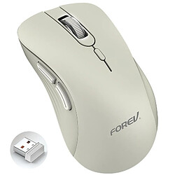 Yonis Souris Ergonomique Sans Fil Couleur Thé Lait