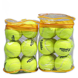 Wewoo 12 balles d'entraînement de tennis PCS avec sac de balle 