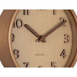 Acheter Karlsson Horloge ronde en bois Pure grain 22 cm.