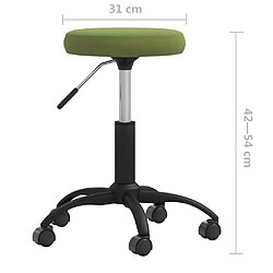 vidaXL Chaise de salle à manger - Vert clair pas cher