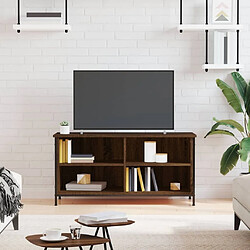 Maison Chic Meuble TV scandinave - Banc TV pour salon Chêne marron 100x40x50 cm Bois d'ingénierie -MN27984