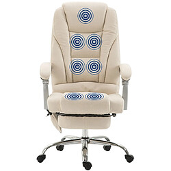 Non Chaise de bureau en tissu Pacific avec fonction massage