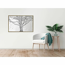 Paris Prix Affiche Murale Encadrée Tangled Branches 90 x 60 cm Or