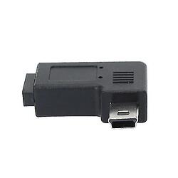 Universal Mini USB mâle à micro usb adaptateur féminin noir